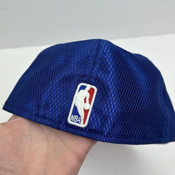 Detroit Pistons Logo Royal Draft New Era 9Fifty Snapback Hat Cap Blue 7 3/8 NBA - Picture 4 of 11